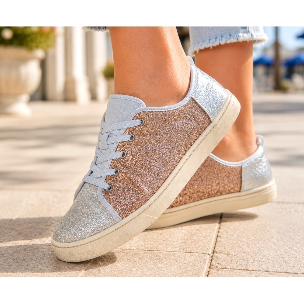 Toms - Unisex Kid's Lenny Elastic Multi Low-Top Sneakers Youth Size 6